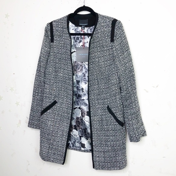 CYNTHIA Rowley Open closure tweed coat - Picture 11 of 11